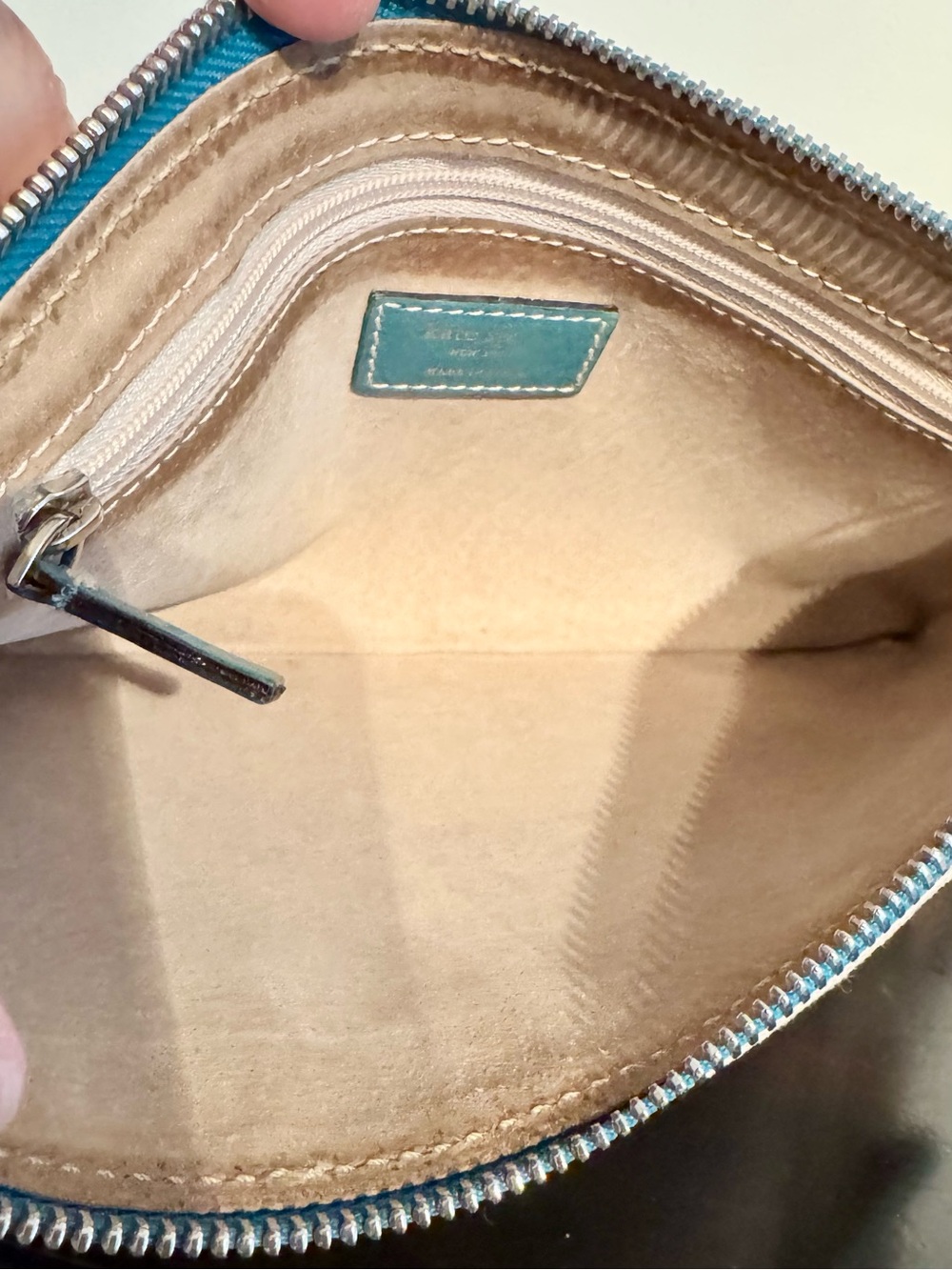NWOT Vintage Kate Spade NY Classic Canvas Mini Shoulder Bag Made in Italy 10x5.5 - Picture 3 of 11